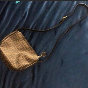 Authentic Vintage Zucca Print Fendi Crossbody